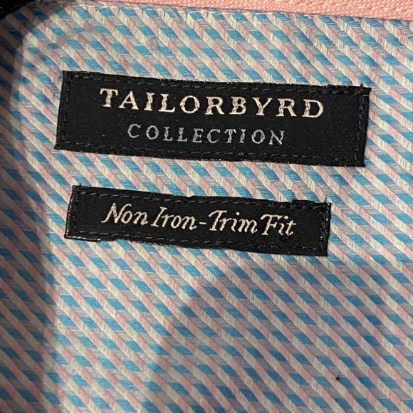 Blue and Pink dress shirt by Tailorbryd Like New - Picture 8 of 10